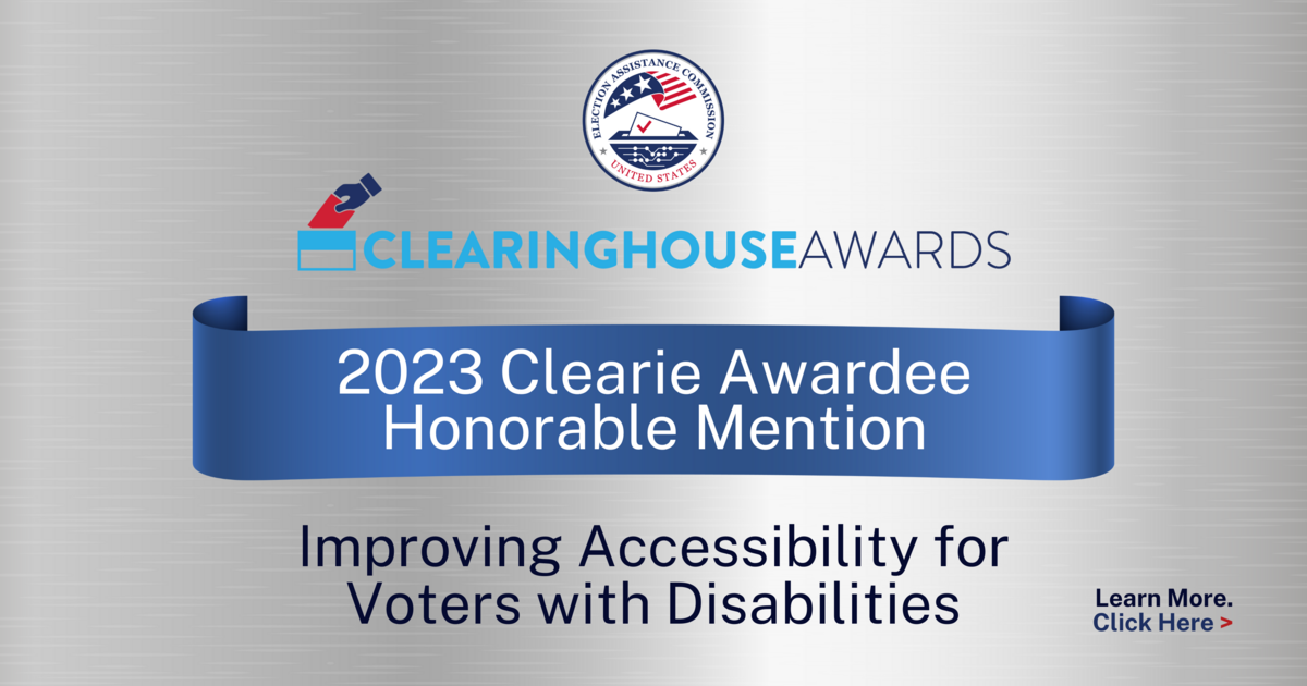 The El Paso County Elections Department Receives National Recognition