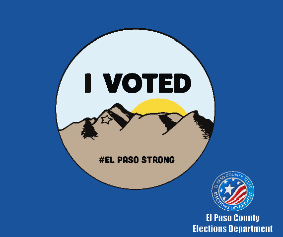 Blue sticker